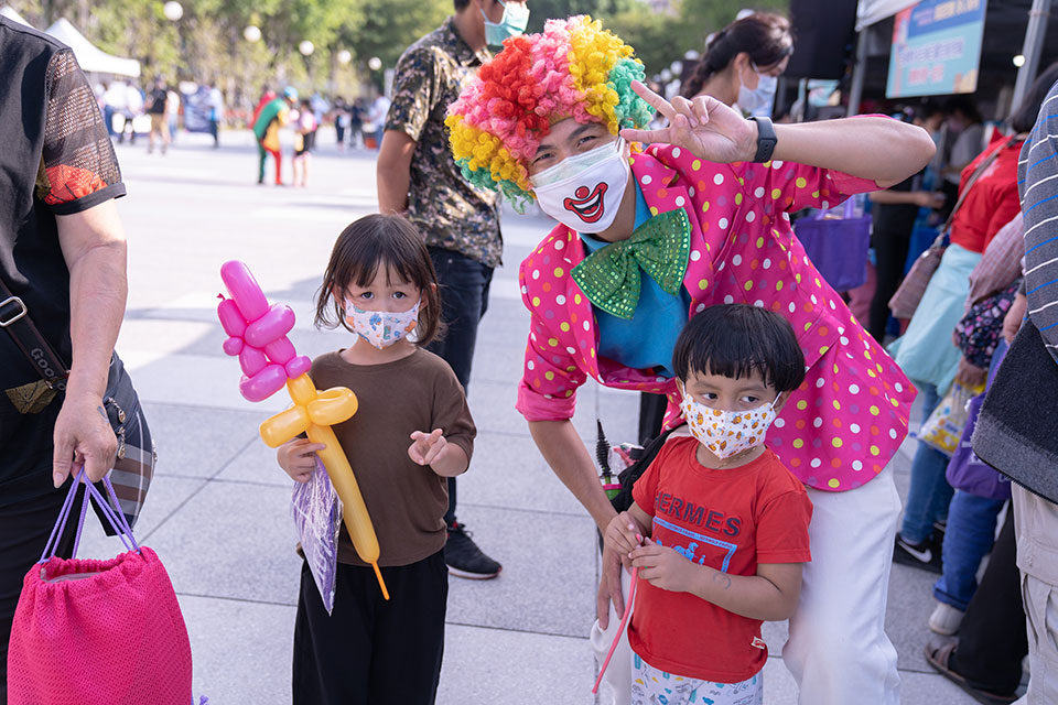 新竹糖尿病協會四人小丑氣球