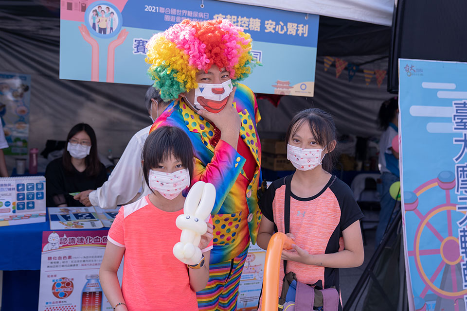 新竹糖尿病協會四人小丑氣球
