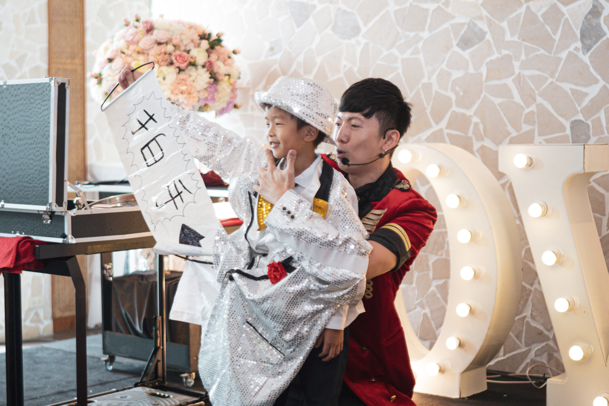 方豪&雅棠婚宴魔術表演、變出新娘