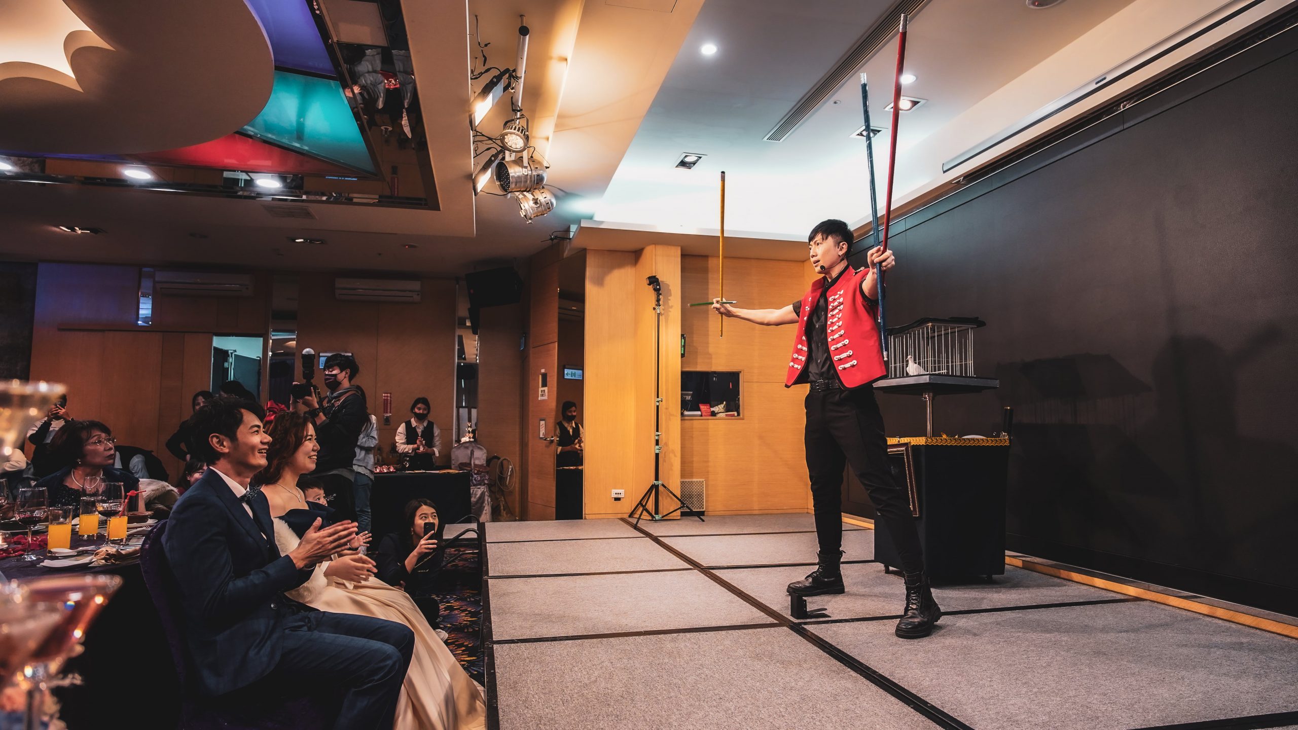 台中鬱金香婚宴魔術表演